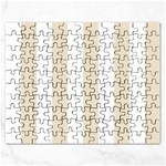 Vertical Stripes - White and Pearl Brown Jigsaw Puzzle (Rectangular)