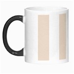 Vertical Stripes - White and Almond Brown Morph Mug
