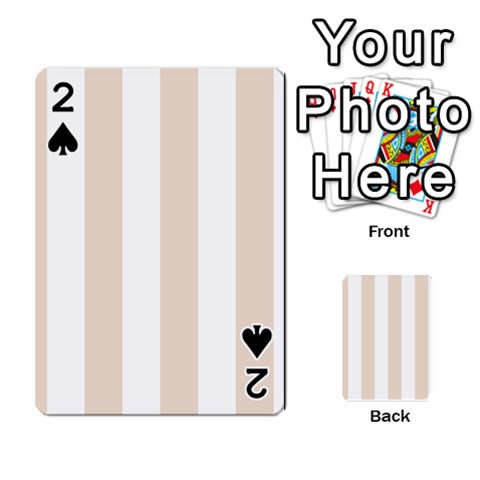 Vertical Stripes Front - Spade2