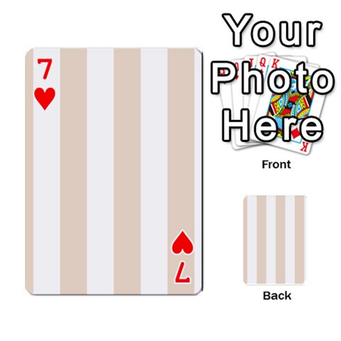 Vertical Stripes Front - Heart7
