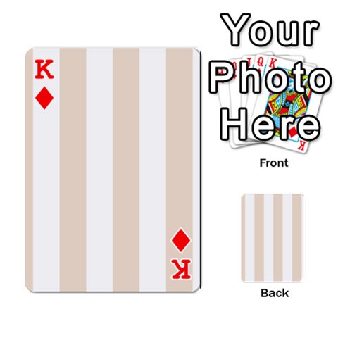 King Vertical Stripes Front - DiamondK