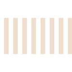 Vertical Stripes - White and Almond Brown YOU ARE INVITED 3D Greeting Card (8x4)