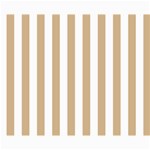 Vertical Stripes - White and Tan Brown Collage 8  x 10 