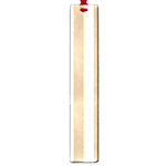 Vertical Stripes - White and Tan Brown Large Book Mark