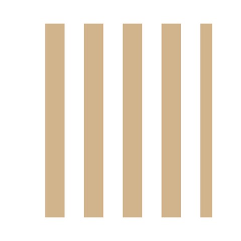 Vertical Stripes Front Inside