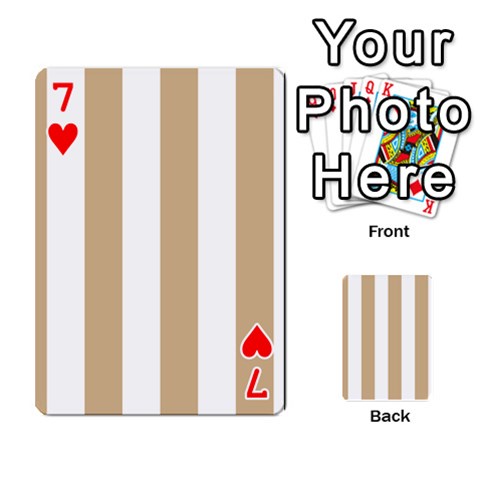 Vertical Stripes Front - Heart7