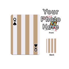 Queen Vertical Stripes Front - SpadeQ