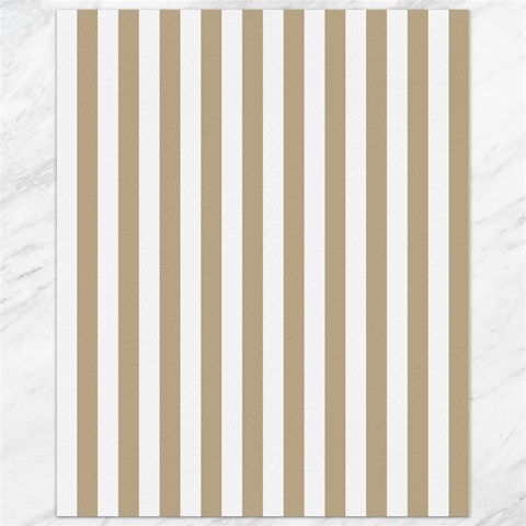 Vertical Stripes 10.95 x13.48  Canvas - 1