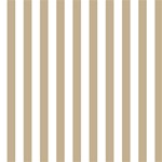 Vertical Stripes - White and Khaki Brown ScrapBook Page 12  x 12 