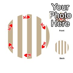 King Vertical Stripes Front - HeartK