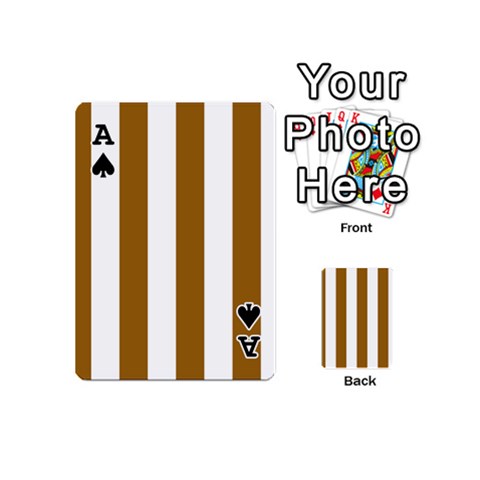 Ace Vertical Stripes Front - SpadeA