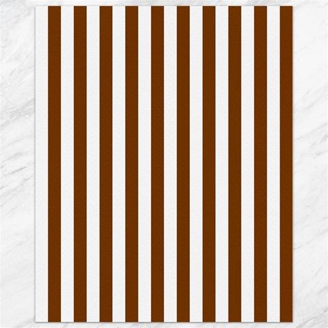 Vertical Stripes 10.95 x13.48  Canvas - 1