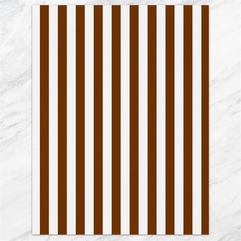 Vertical Stripes 17.8 x23.08  Canvas - 1