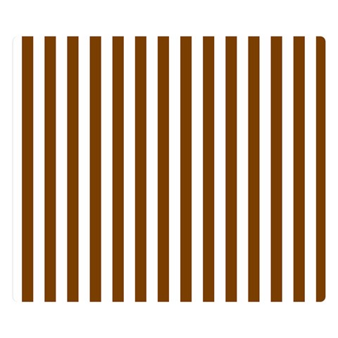 Vertical Stripes 50 x40  Blanket Back