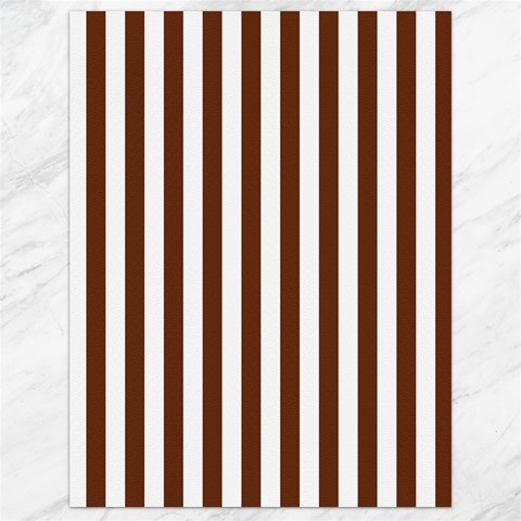 Vertical Stripes 17.8 x23.08  Canvas - 1