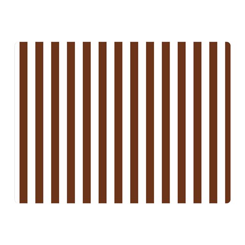 Vertical Stripes 35 x27  Blanket Front