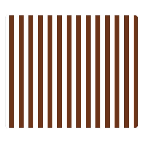 Vertical Stripes 50 x40  Blanket Front