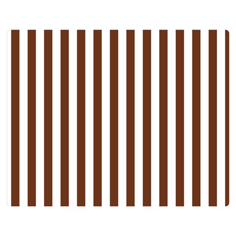 Vertical Stripes 60 x50  Blanket Front