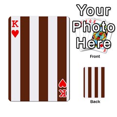 King Vertical Stripes Front - HeartK