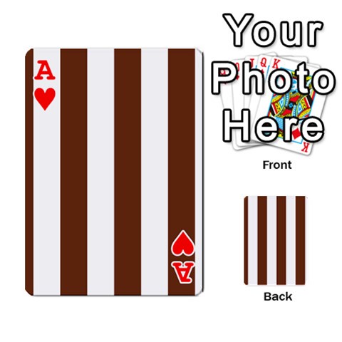 Ace Vertical Stripes Front - HeartA
