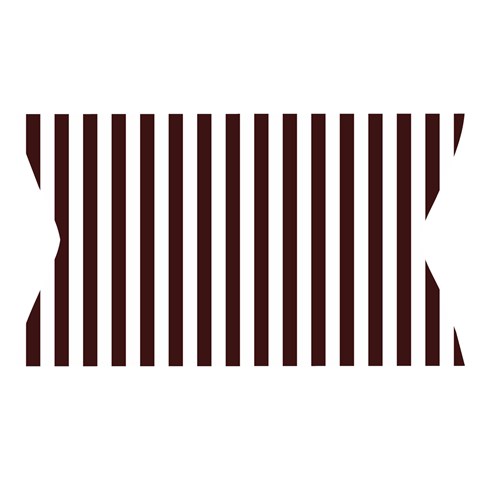 Vertical Stripes Waistband Front