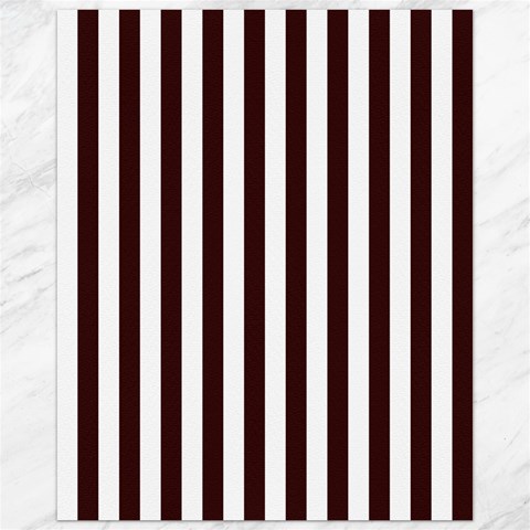 Vertical Stripes 10.95 x13.48  Canvas - 1
