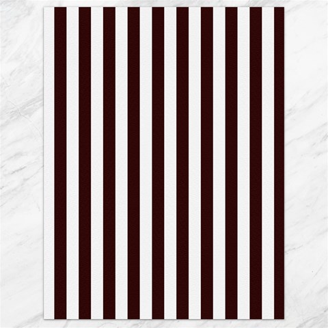 Vertical Stripes 17.8 x23.08  Canvas - 1