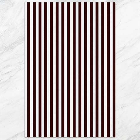 Vertical Stripes 23.35 x34.74  Canvas - 1