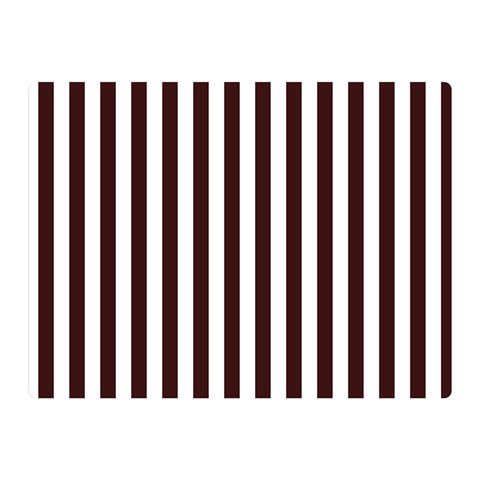Vertical Stripes 35 x27  Blanket Front