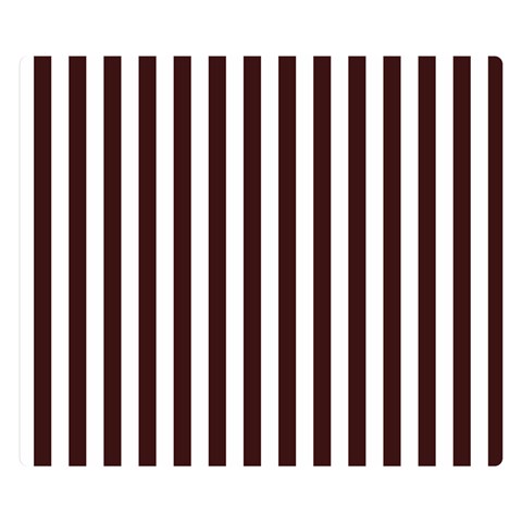 Vertical Stripes 50 x40  Blanket Front