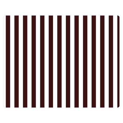 Vertical Stripes 60 x50  Blanket Front