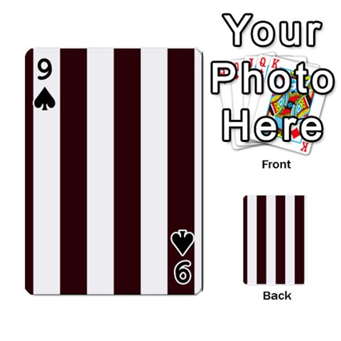 Vertical Stripes Front - Spade9