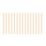 Vertical Stripes - White and Champagne Orange Satin Wrap