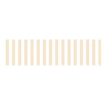 Vertical Stripes - White and Champagne Orange Satin Scarf (Oblong)