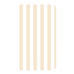 Vertical Stripes - White and Champagne Orange Memory Card Reader (Rectangular)