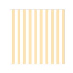 Vertical Stripes - White and Peach Orange Small Satin Scarf  (Square)