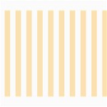 Vertical Stripes - White and Peach Orange Collage 8  x 10 
