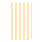 Vertical Stripes - White and Peach Orange Memory Card Reader (Rectangular)