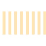Vertical Stripes - White and Peach Orange YOU ARE INVITED 3D Greeting Card (8x4)