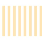 Vertical Stripes - White and Peach Orange Birthday Cake 3D Greeting Card (7x5)