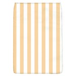 Vertical Stripes - White and Sunset Orange Removable Flap Cover (L)