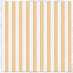 Vertical Stripes - White and Sunset Orange Canvas 12  x 12 