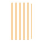 Vertical Stripes - White and Sunset Orange Memory Card Reader (Rectangular)