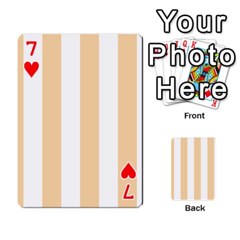 Vertical Stripes Front - Heart7