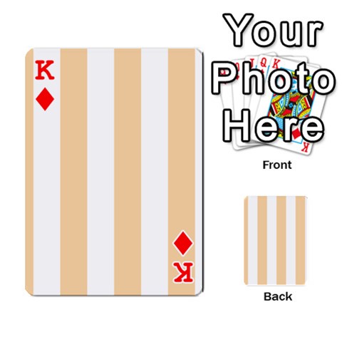 King Vertical Stripes Front - DiamondK