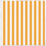 Vertical Stripes - White and Pastel Orange Canvas 16  x 16 