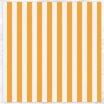 Vertical Stripes - White and Pastel Orange Canvas 20  x 20 