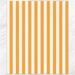 Vertical Stripes - White and Pastel Orange Canvas 20  x 24 