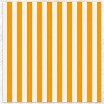 Vertical Stripes - White and Dark Tangerine Orange Canvas 12  x 12 
