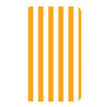 Vertical Stripes - White and Dark Tangerine Orange Memory Card Reader (Rectangular)